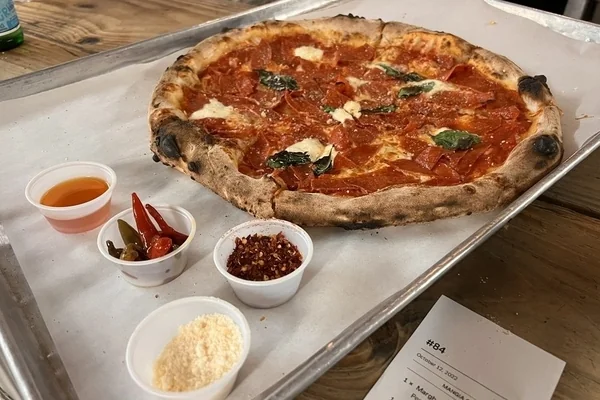 Antico Pizza - Margherita D.O.P. Pizza | Photo: Yelp/AnticoPizza | 1093 Hemphill Ave NW, Atlanta, GA 30318