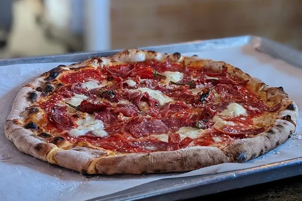 pizza from anticos | 1093 Hemphill Ave NW, Atlanta, GA 30318