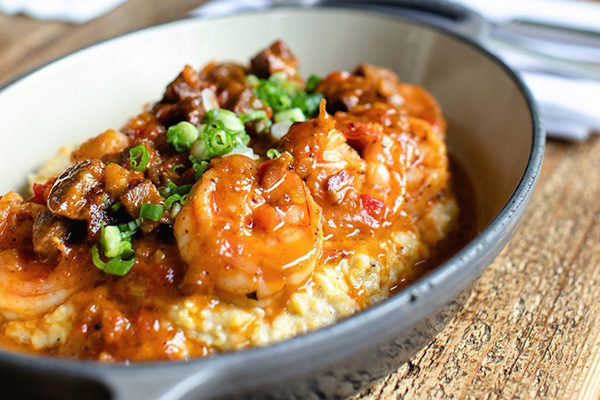 Shrimp and Grits from Garden and Gun Club at The Battery. | 2605 Circle 75 Pkwy #410, Atlanta, GA 30339