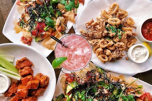 Dishes from Yardhouse at The Battery. | 825 Battery Ave SE #320, Atlanta, GA 30339