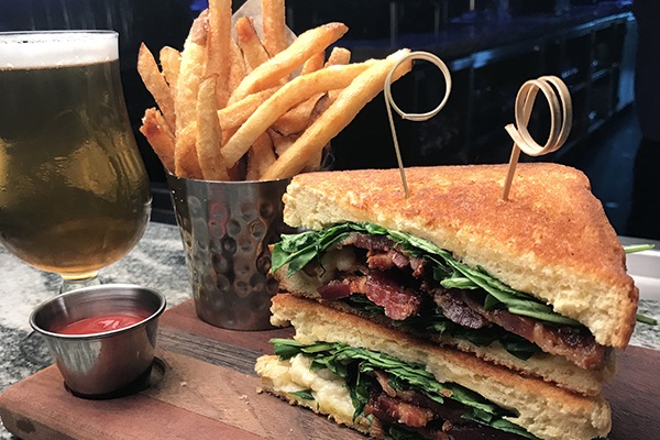 sandwich and fries from new realm on the beltline | 550 Somerset Terrace NE, Atlanta, GA 30306