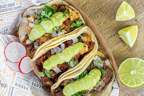 Street tacos from Chando's Tacos. | Multiple Locations
