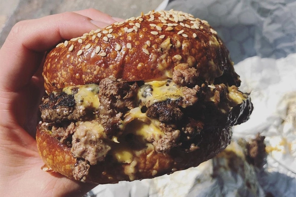 Evergreen Butcher & Baker - Cheeseburger | Photo: Instagram/evergreenbutcherandbaker | 2011 Hosea L Williams Dr Atlanta, GA 30317