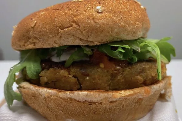 Housemade Vegan Burger from Farm Burger