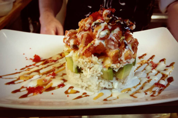 Flying Roll - Chopped Tuna Tartare Tower | Photo: Facebook/flyingsushiroll | 3312 Peachtree Industrial Blvd, Duluth, GA 30096