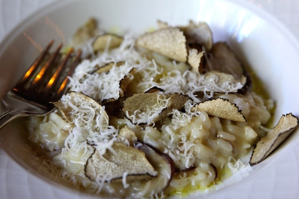 La Grotta- Risotto with Shaved Black Truffles