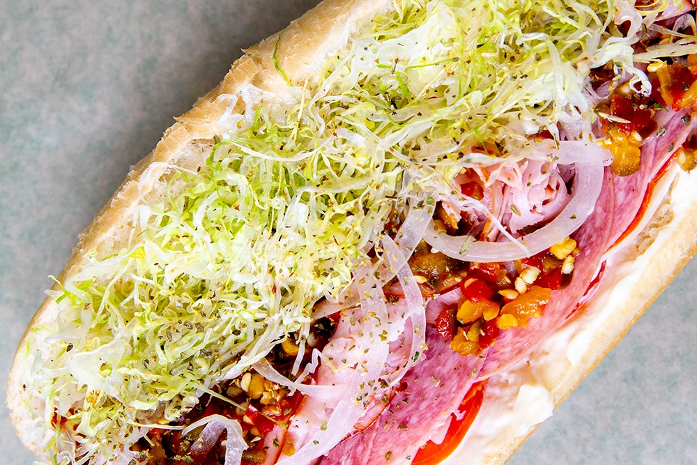 The Original Italian hoagie from Knuckies Hoagies.