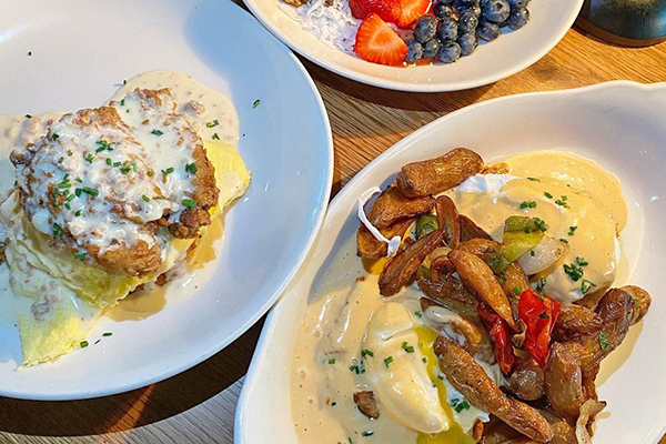 Brunch dishes from Two Urban Licks. | 820 Ralph McGill Blvd NE, Atlanta, GA 30306