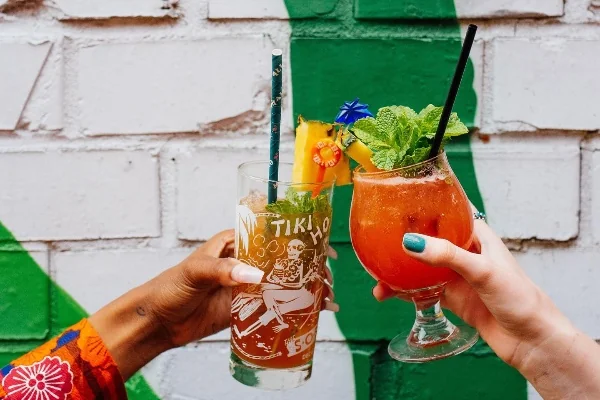 cocktails at sos tiki bar atlanta | 340 Church Street Decatur, GA 30030