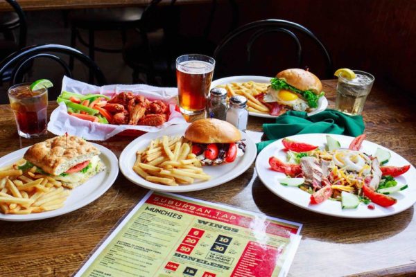 burgers, sandwiches and salads from suburban tap | 1318 Johnson Ferry Rd, Marietta, GA 30068