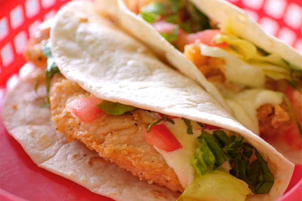 Taqueria Del Sol - Fried Chicken Taco | Photo: Facebook/taqueriadelsol | Multiple Locations