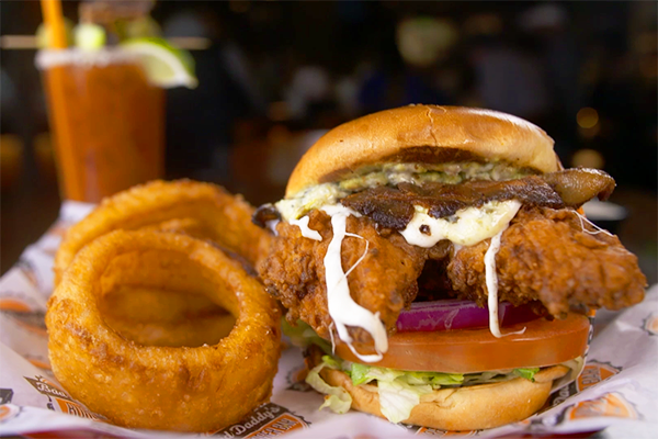 Emilio's Chicken sandwich from Bad Daddy's Burger Bar | 5070 Peachtree Blvd Ste B150, Chamblee, GA 30341