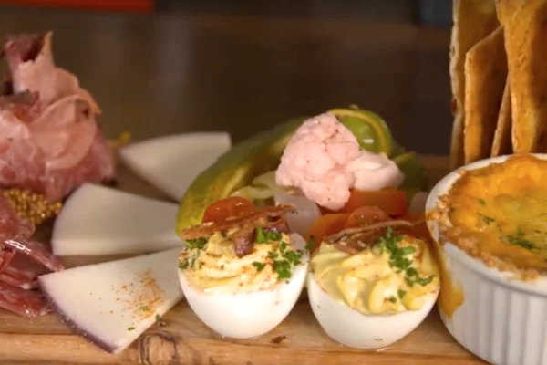 the charcuterie plate 