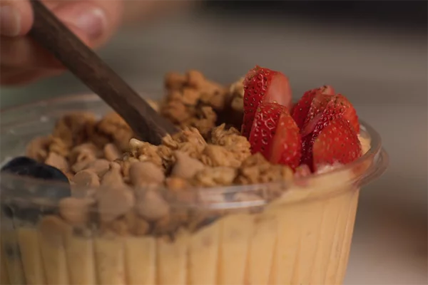 Yogurt bowl from Conchas Cravings in Villa Rica.