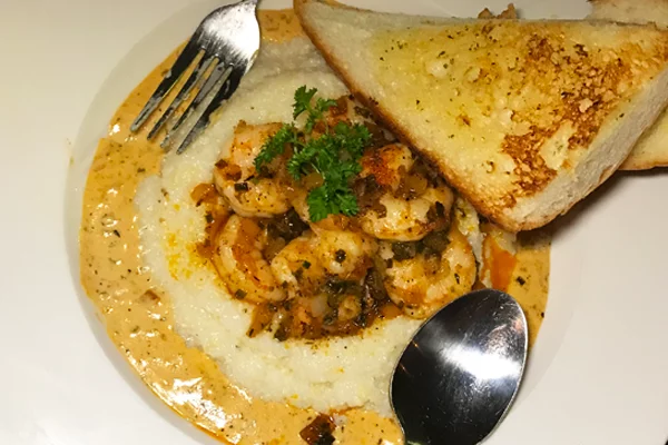The Corner Grille - Shrimp & Grits | 3823 Main St, Atlanta, GA 30337