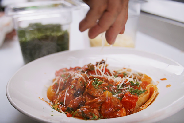 Pappardelle Pompei from Crispina.