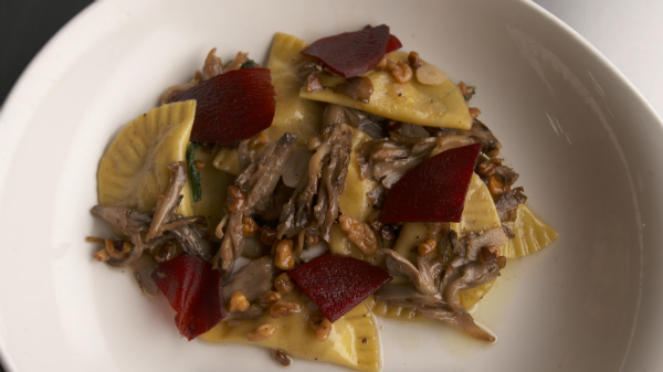 Mezzaluna pasta from double zero