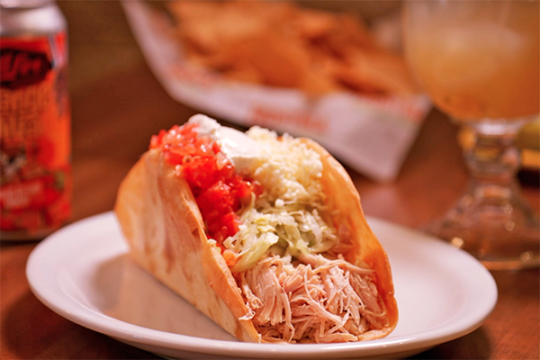 Hard shell chicken taco from Frontera Mexican Kitchen. | Multiple Locations | 2137 Lawrenceville-Suwanee Rd, Suwanee, GA 30024