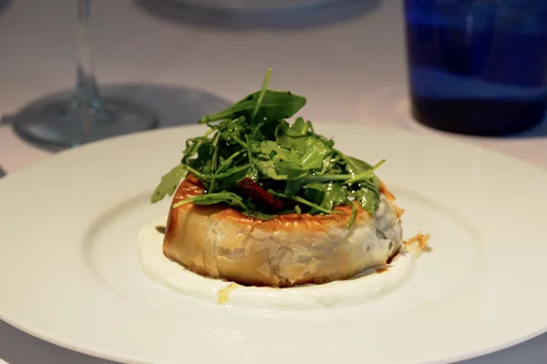 The spicy lamb pie from Kyma.