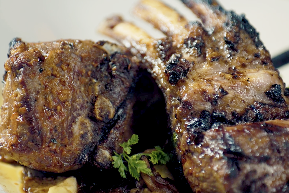 Braised Lamb Shank from Cartersville's Largos restaurant.