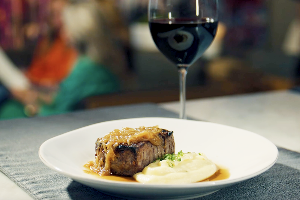 Grilled Filet Mignon from Cartersville's Largos restaurant.