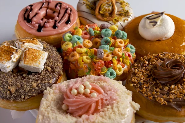 A variety of donuts from Scream'n Nuts | 5950 North Point Pkwy #129 Alpharetta, GA 30022