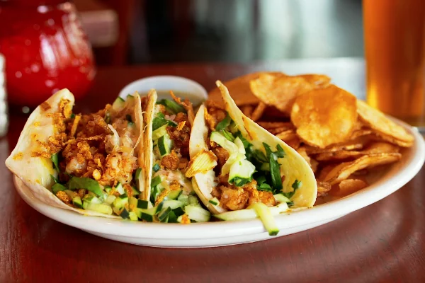 Shrimp Tacos from 6 Feet Under