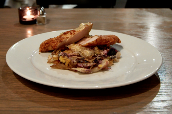 Garlic Chicken Fried Chicken from Sprig