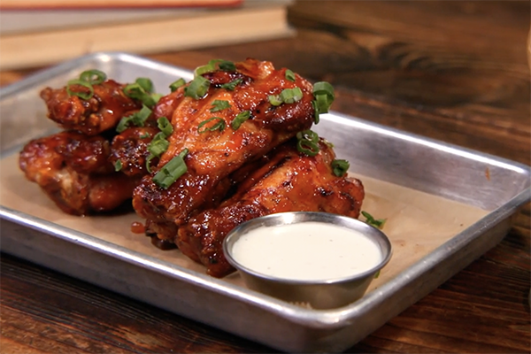smoked wings from Sweet Auburn BBQ.