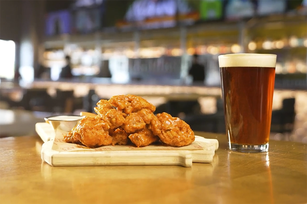 Chicken Wings from Top Draft Sports Lounge at the Omni Atlanta Hotel at Centennial Park